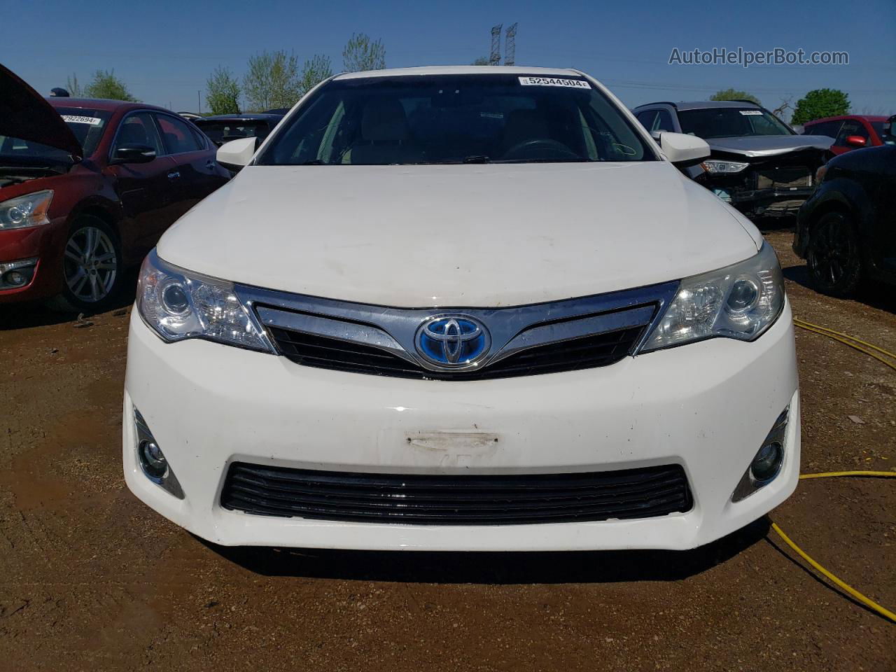 2012 Toyota Camry Hybrid White vin: 4T1BD1FK6CU015753