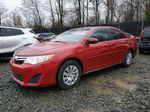 2012 Toyota Camry Hybrid Красный vin: 4T1BD1FK6CU036473