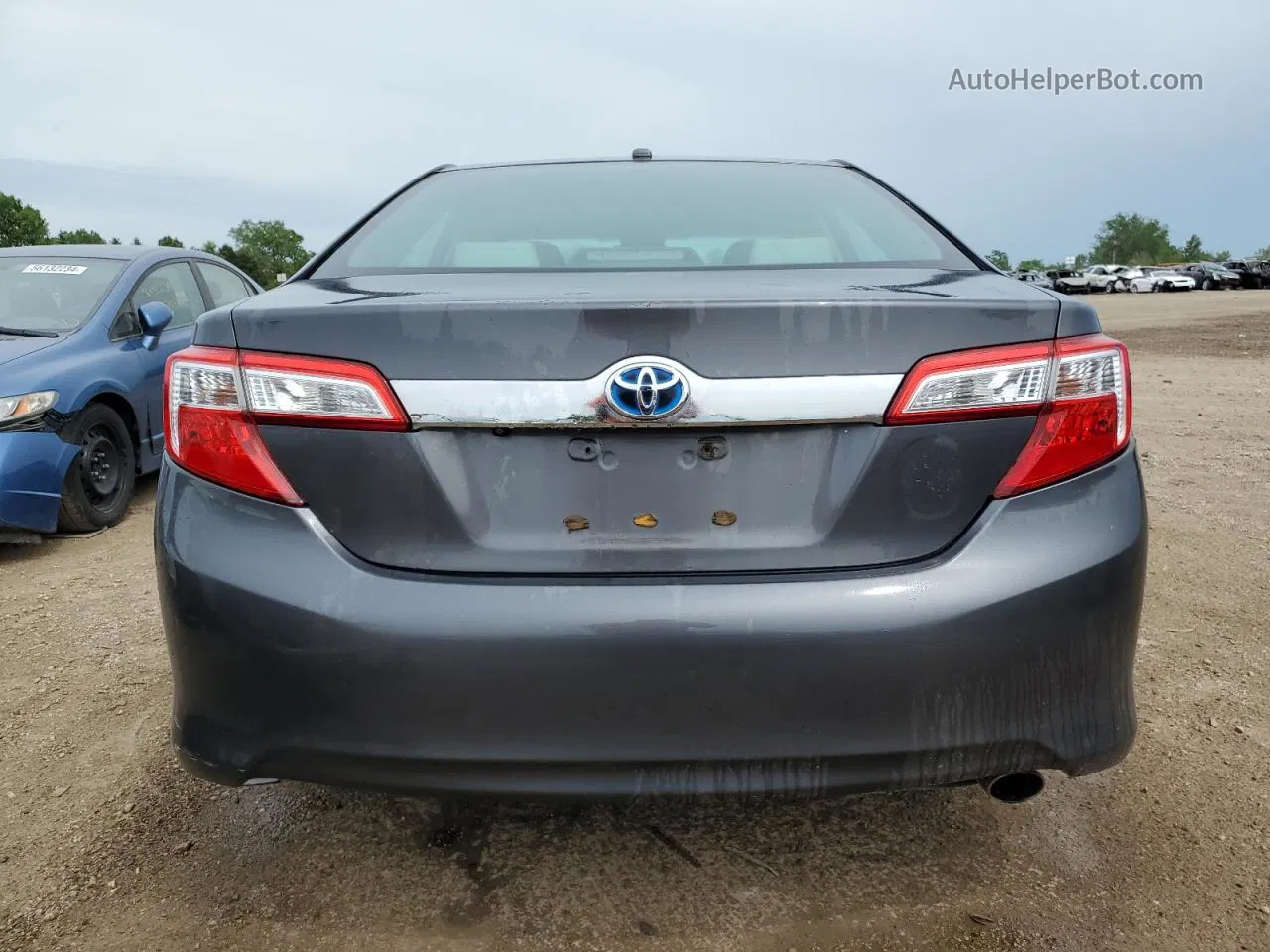 2014 Toyota Camry Hybrid Gray vin: 4T1BD1FK6EU109926