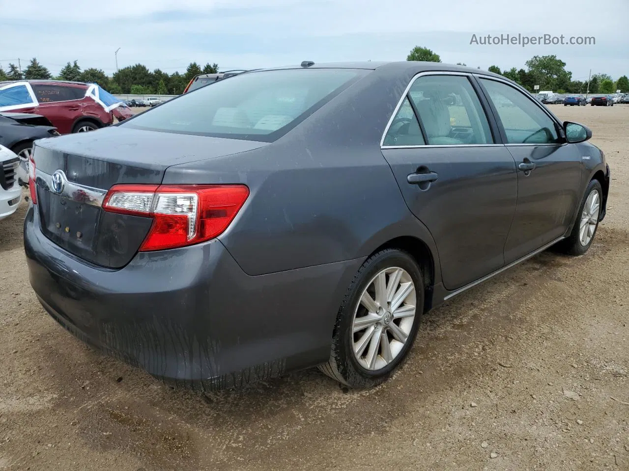 2014 Toyota Camry Hybrid Gray vin: 4T1BD1FK6EU109926