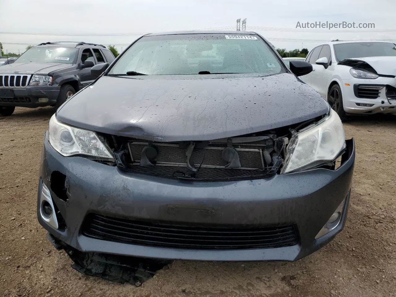 2014 Toyota Camry Hybrid Gray vin: 4T1BD1FK6EU109926