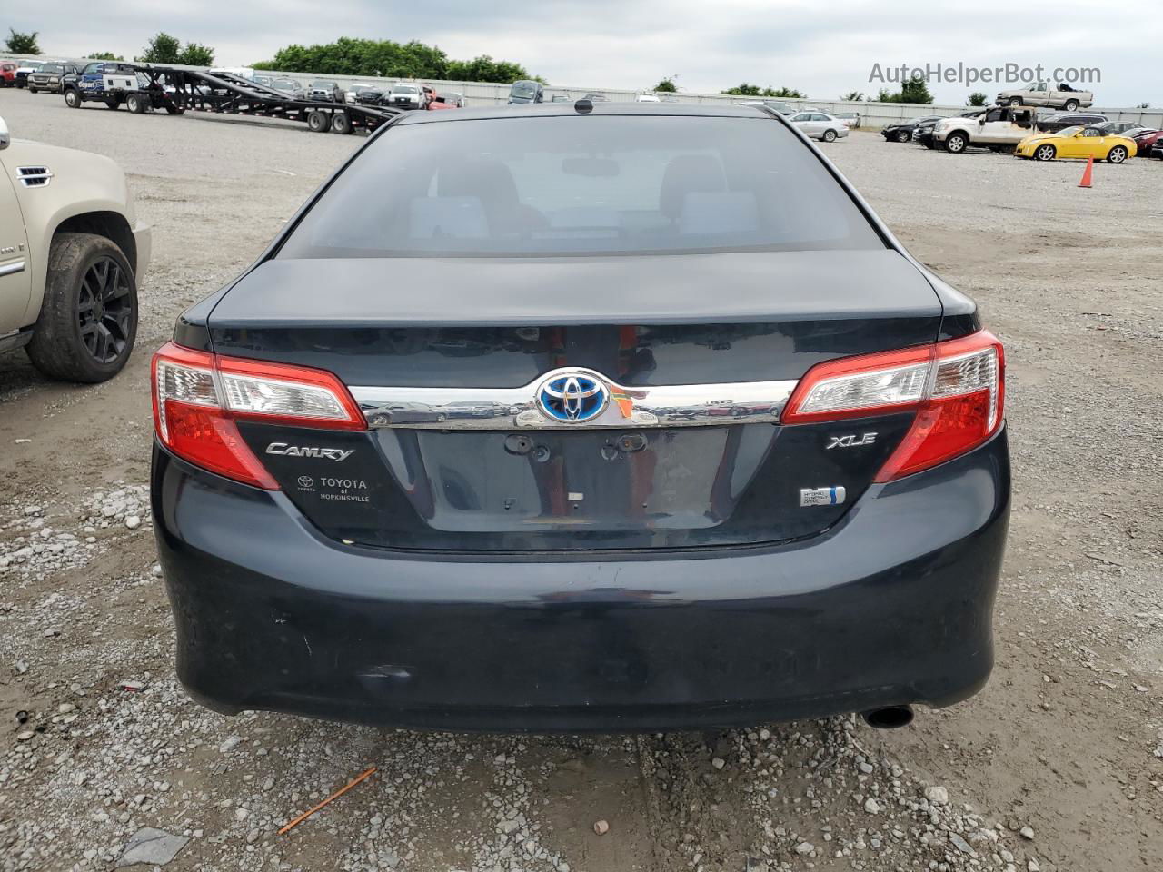 2014 Toyota Camry Hybrid Синий vin: 4T1BD1FK6EU127519