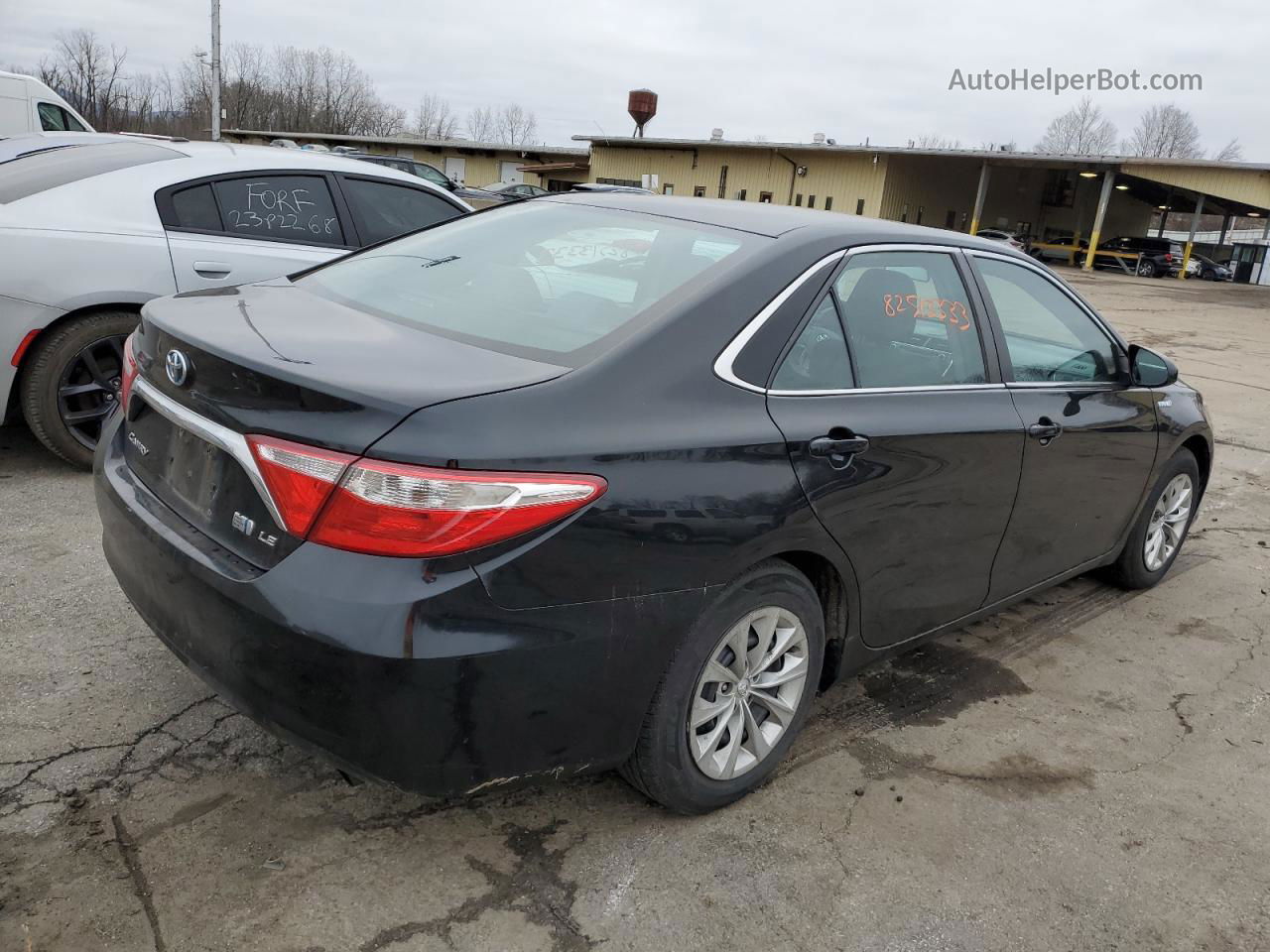 2016 Toyota Camry Hybrid Черный vin: 4T1BD1FK6GU178232