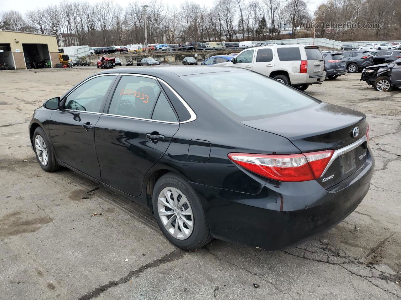 2016 Toyota Camry Hybrid Черный vin: 4T1BD1FK6GU178232