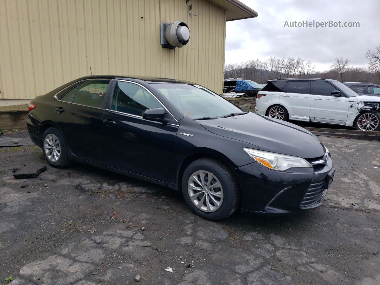 2016 Toyota Camry Hybrid Black vin: 4T1BD1FK6GU178232