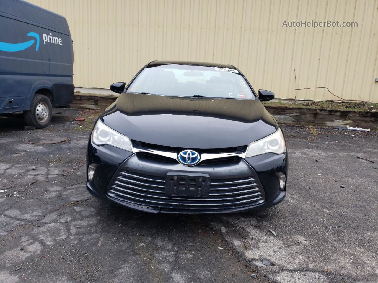 2016 Toyota Camry Hybrid Black vin: 4T1BD1FK6GU178232