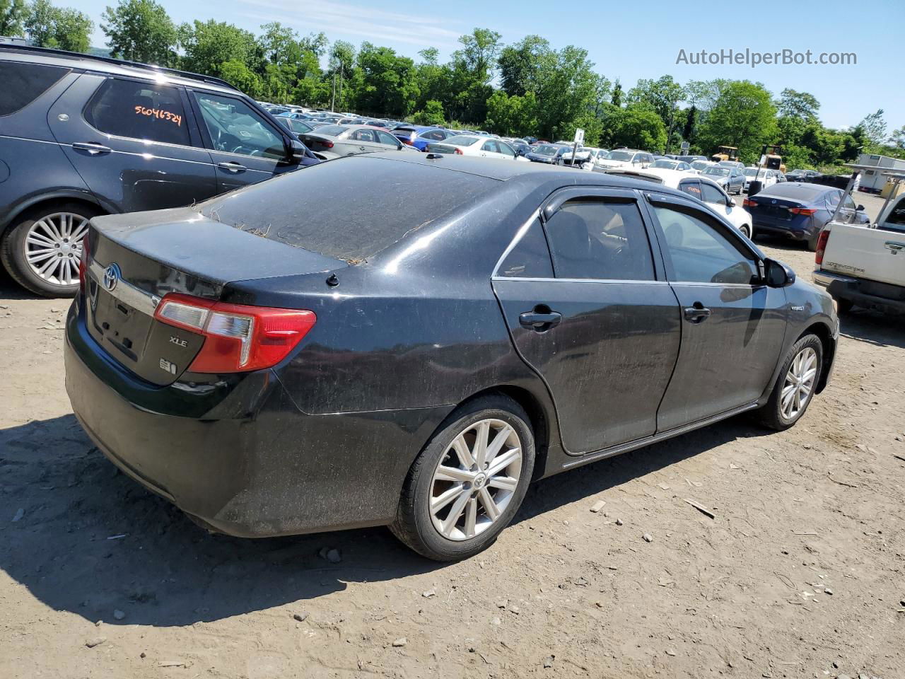 2012 Toyota Camry Hybrid Black vin: 4T1BD1FK7CU018483