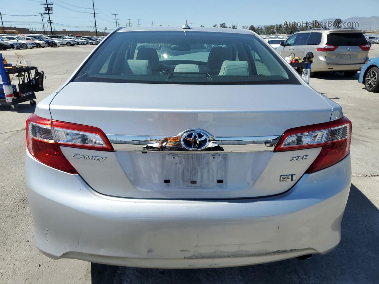 2012 Toyota Camry Hybrid Серебряный vin: 4T1BD1FK7CU043237