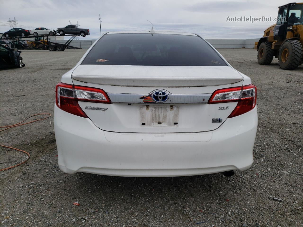 2012 Toyota Camry Hybrid White vin: 4T1BD1FK7CU046865