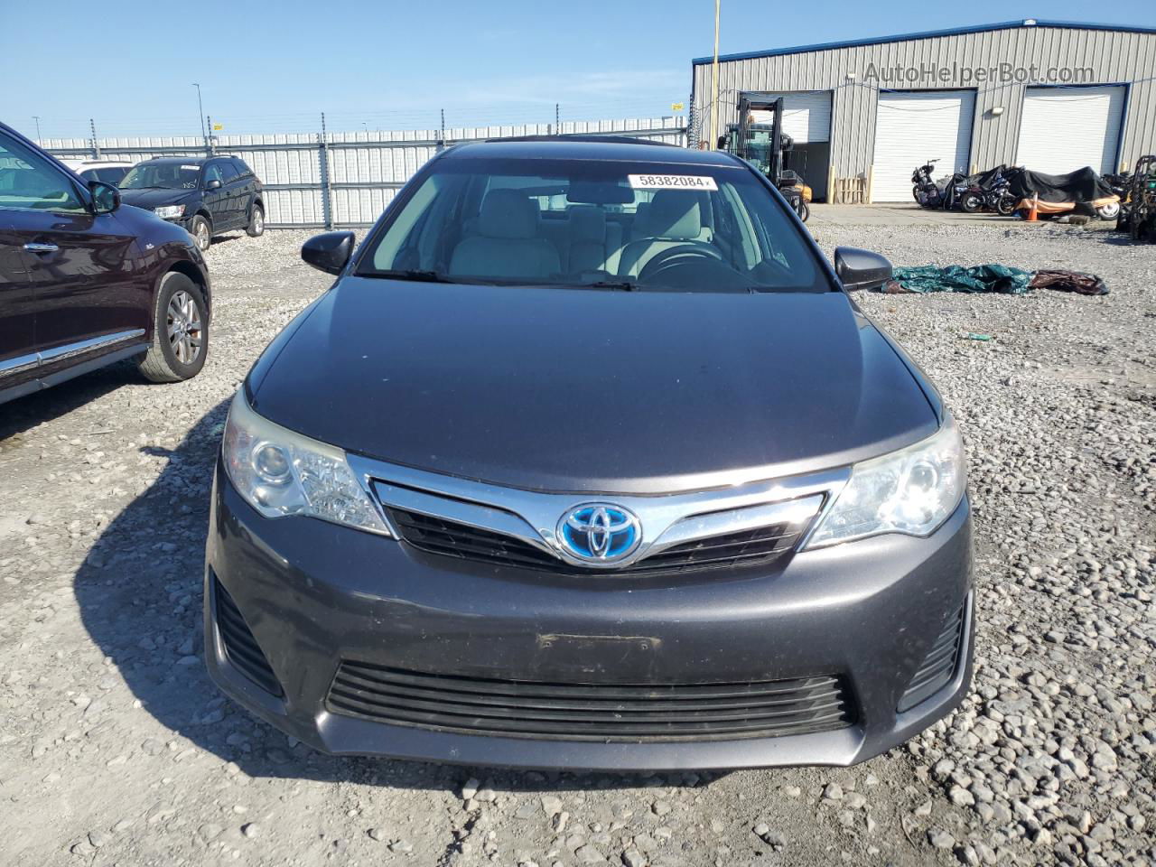 2014 Toyota Camry Hybrid Gray vin: 4T1BD1FK7EU097964