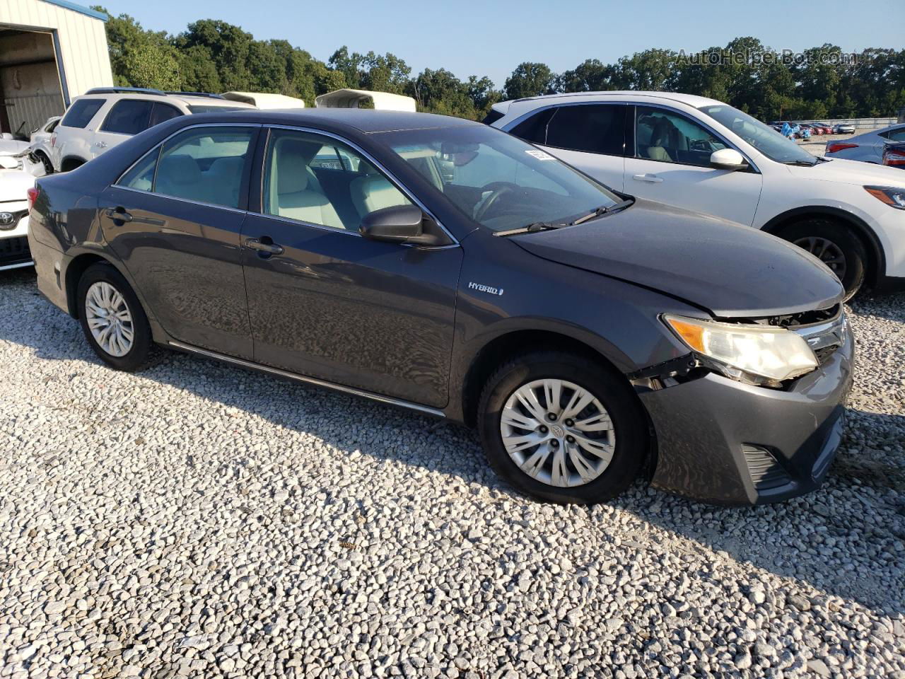 2012 Toyota Camry Hybrid Угольный vin: 4T1BD1FK8CU001451