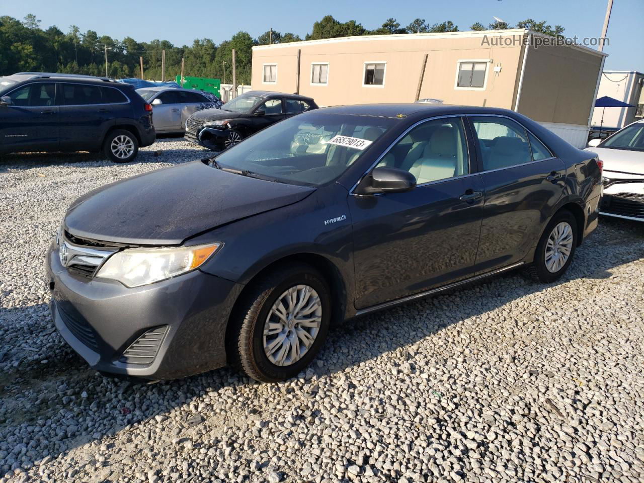 2012 Toyota Camry Hybrid Угольный vin: 4T1BD1FK8CU001451