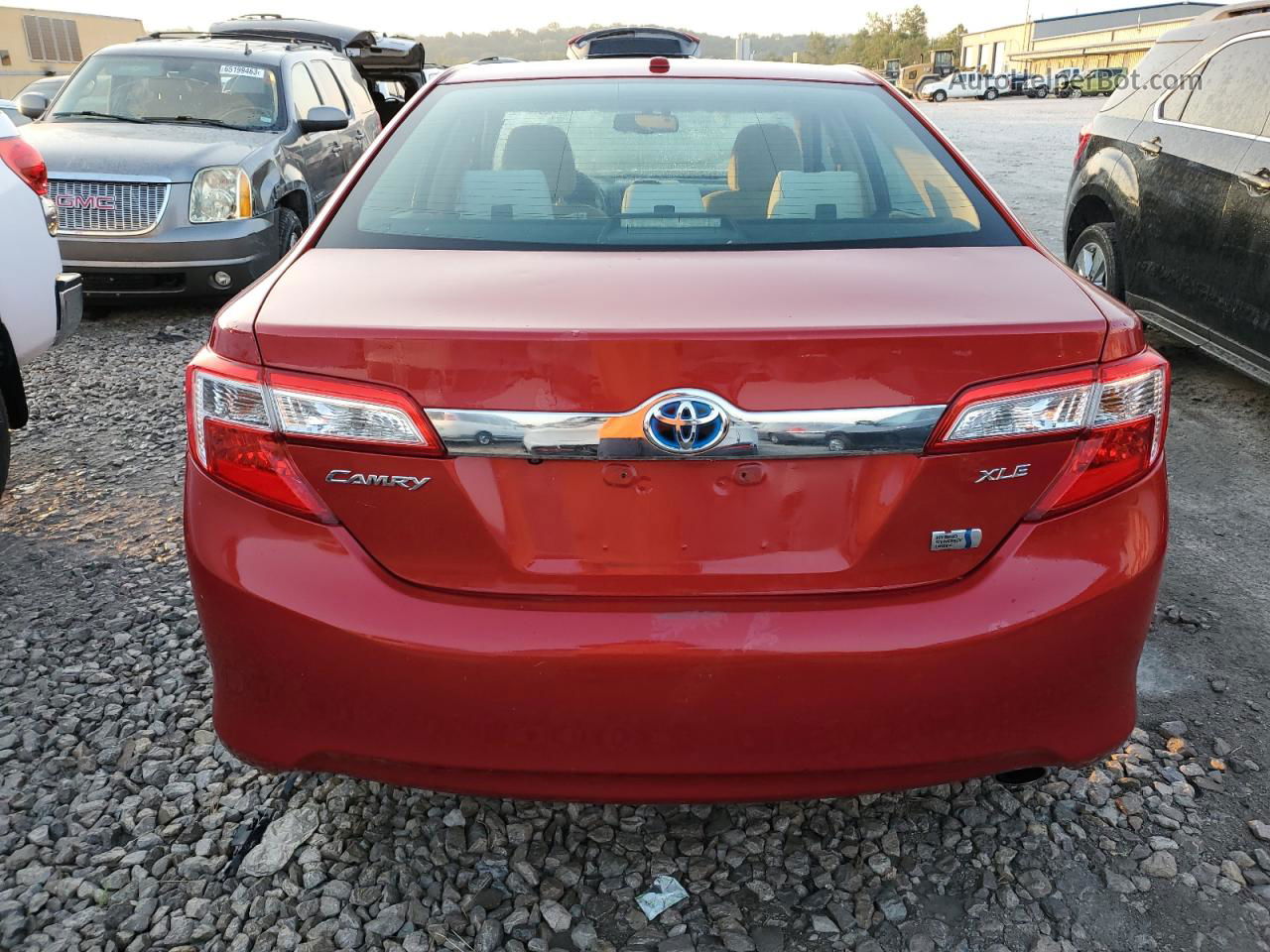 2012 Toyota Camry Hybrid Красный vin: 4T1BD1FK8CU028424