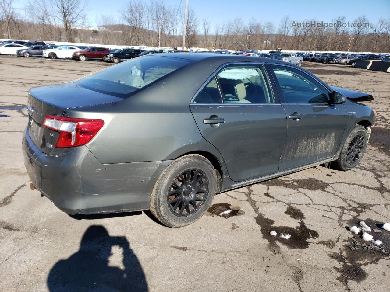 2012 Toyota Camry Hybrid Brown vin: 4T1BD1FK8CU039746