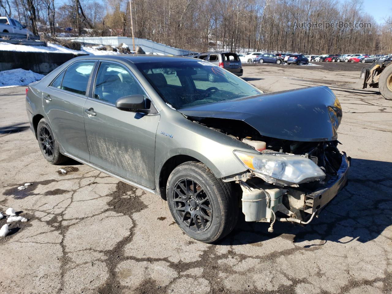 2012 Toyota Camry Hybrid Brown vin: 4T1BD1FK8CU039746