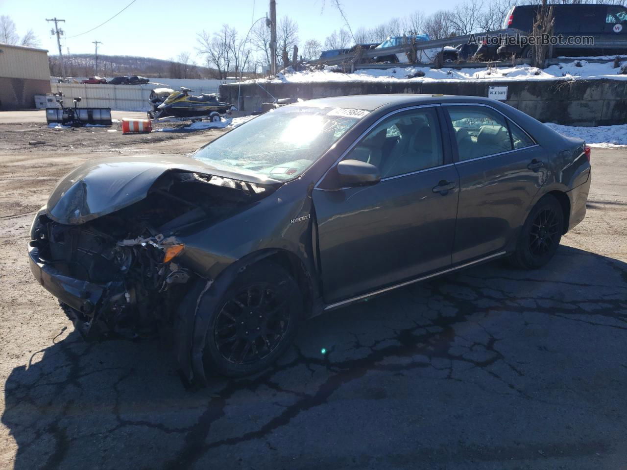 2012 Toyota Camry Hybrid Brown vin: 4T1BD1FK8CU039746