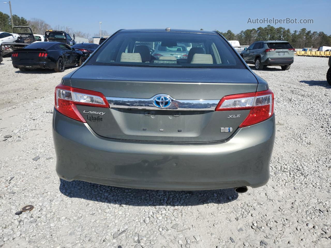 2012 Toyota Camry Hybrid Green vin: 4T1BD1FK8CU041108