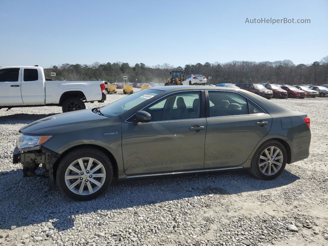 2012 Toyota Camry Hybrid Green vin: 4T1BD1FK8CU041108