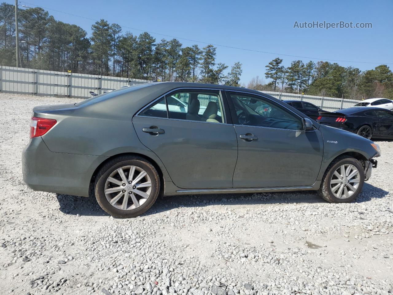 2012 Toyota Camry Hybrid Green vin: 4T1BD1FK8CU041108