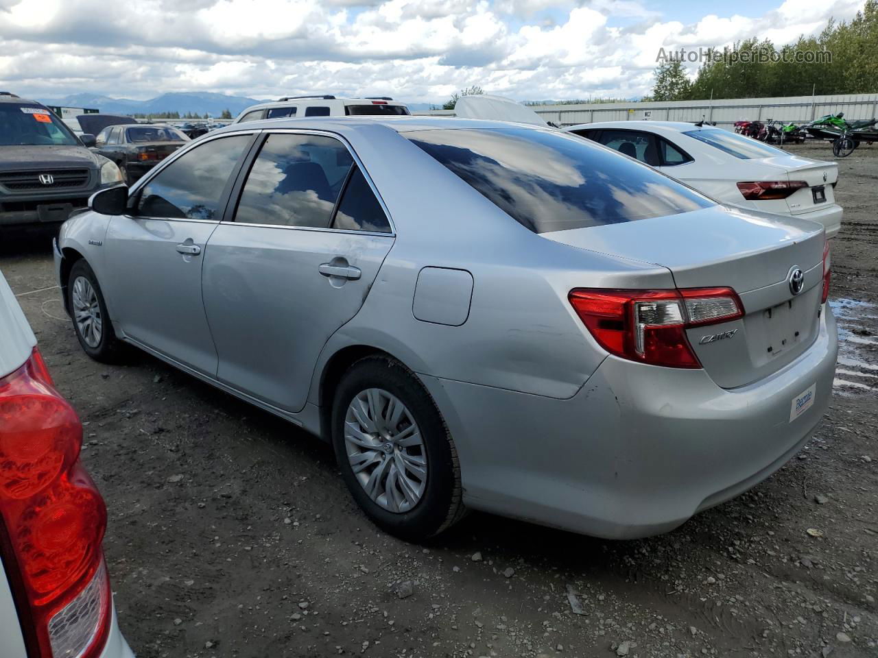 2012 Toyota Camry Hybrid Silver vin: 4T1BD1FK9CU023992