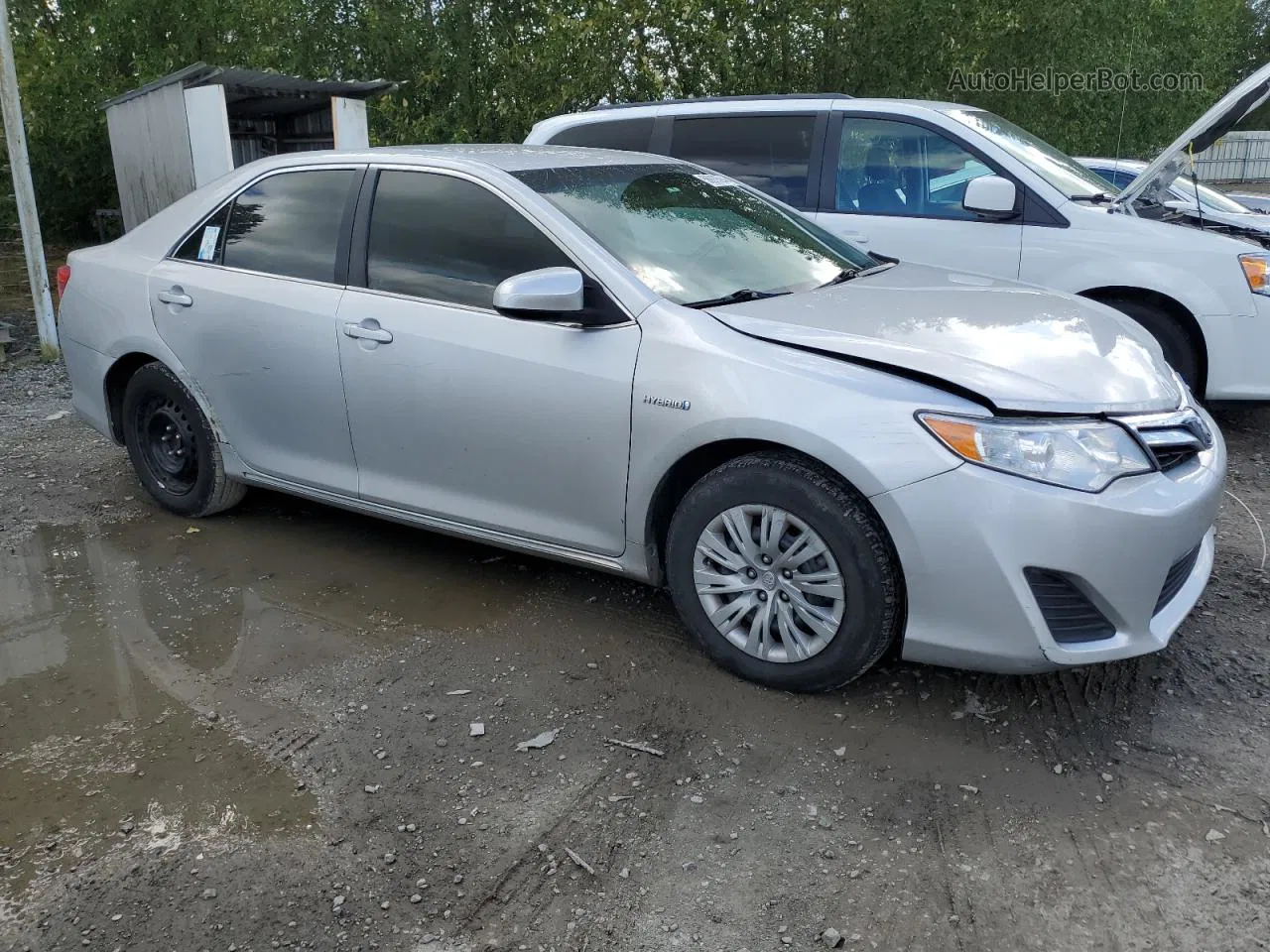 2012 Toyota Camry Hybrid Silver vin: 4T1BD1FK9CU023992