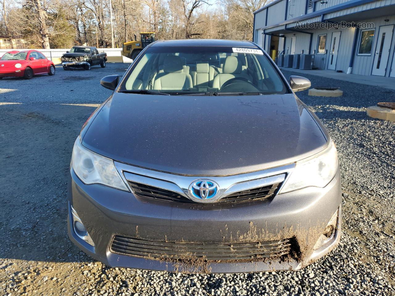 2012 Toyota Camry Hybrid Gray vin: 4T1BD1FK9CU028772