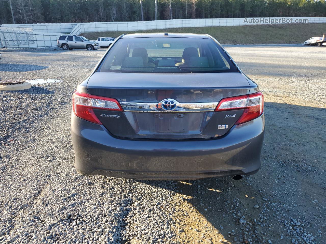 2012 Toyota Camry Hybrid Gray vin: 4T1BD1FK9CU028772