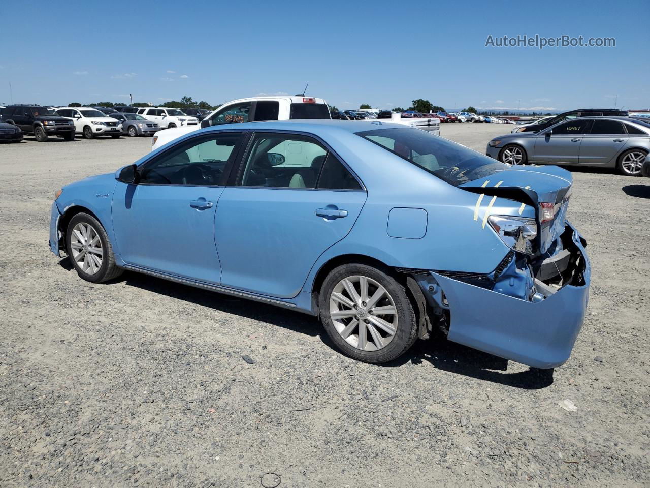 2012 Toyota Camry Hybrid Blue vin: 4T1BD1FK9CU051274