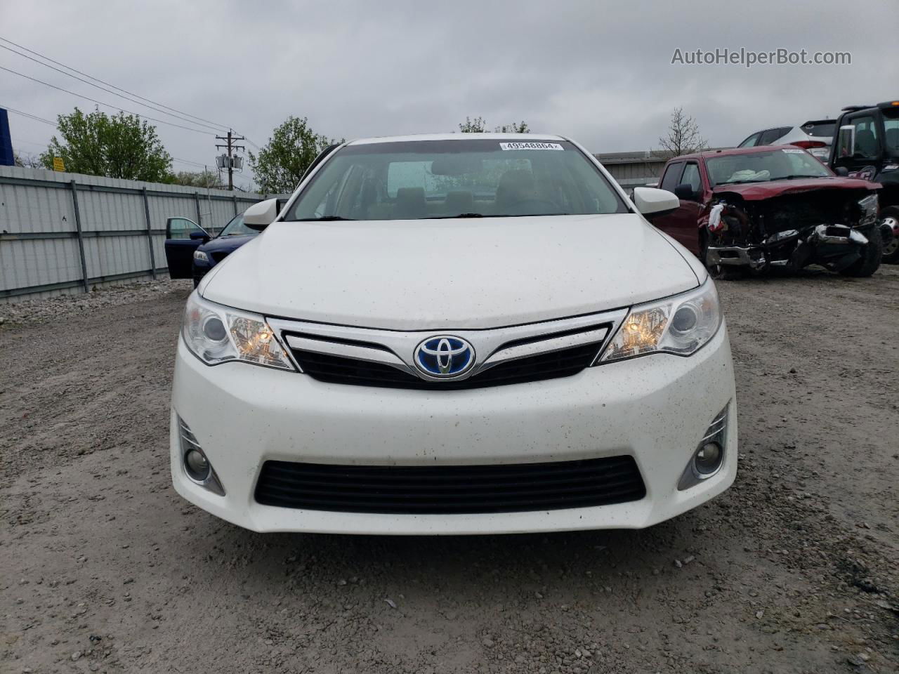 2014 Toyota Camry Hybrid White vin: 4T1BD1FK9EU119706