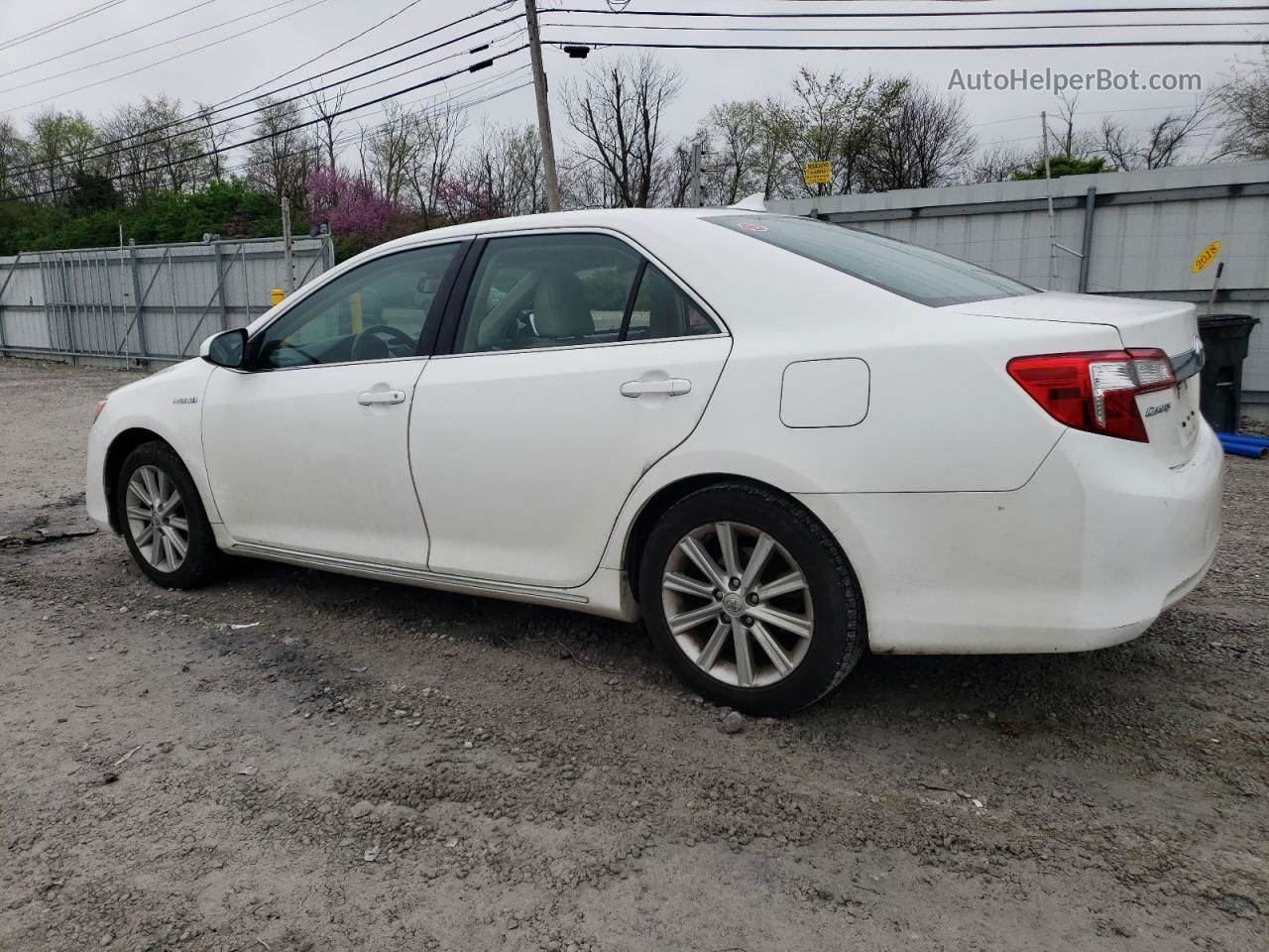 2014 Toyota Camry Hybrid White vin: 4T1BD1FK9EU119706