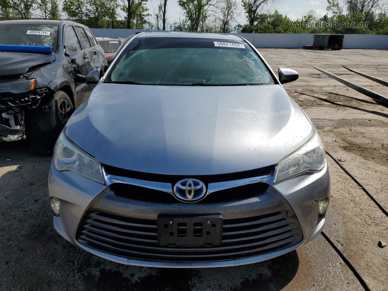 2016 Toyota Camry Hybrid Silver vin: 4T1BD1FK9GU193033