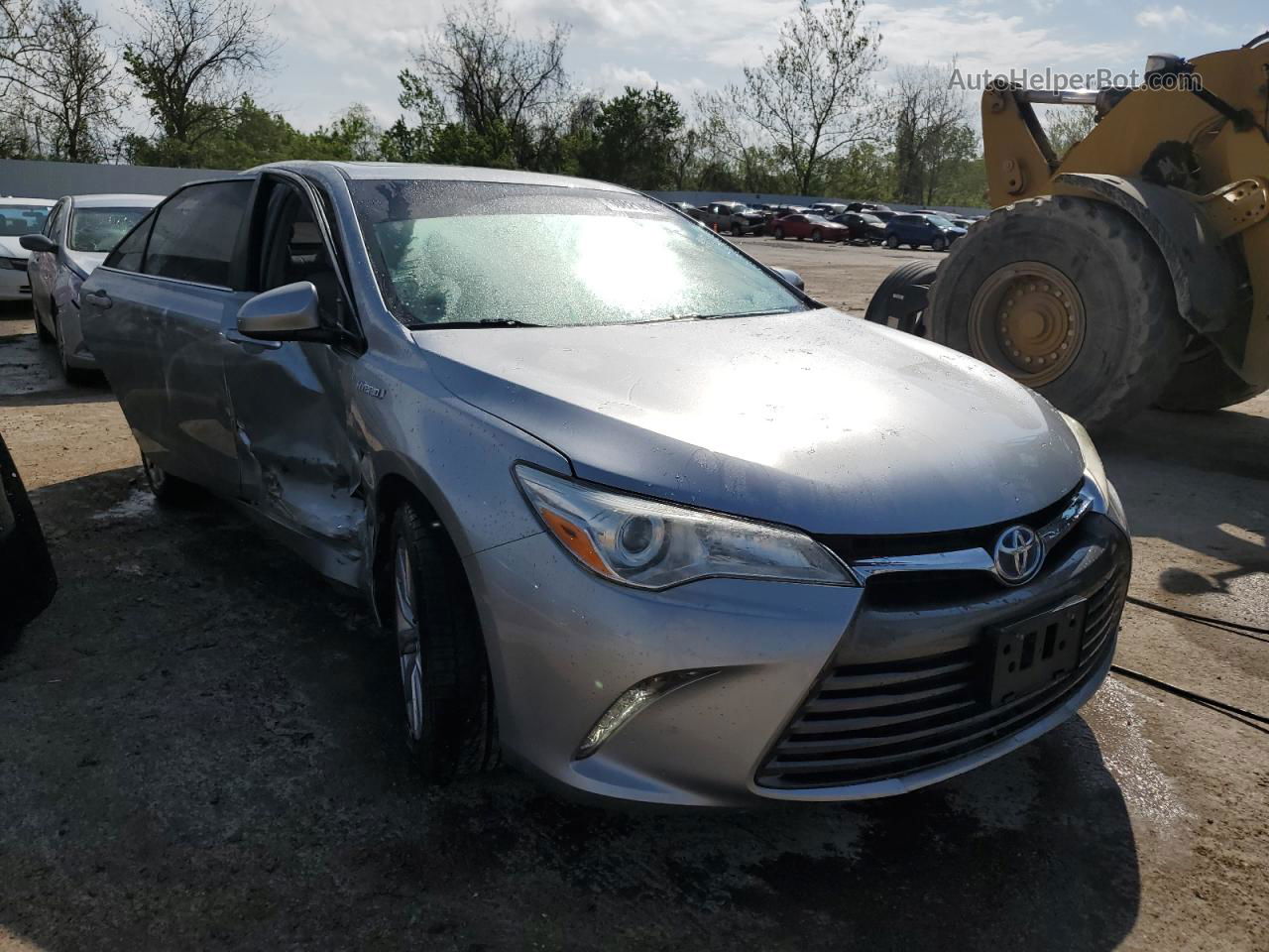 2016 Toyota Camry Hybrid Silver vin: 4T1BD1FK9GU193033