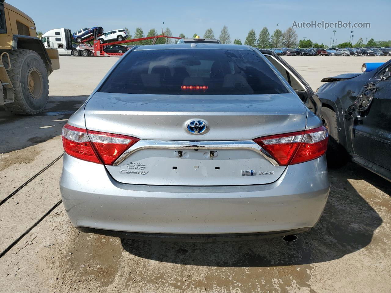 2016 Toyota Camry Hybrid Silver vin: 4T1BD1FK9GU193033