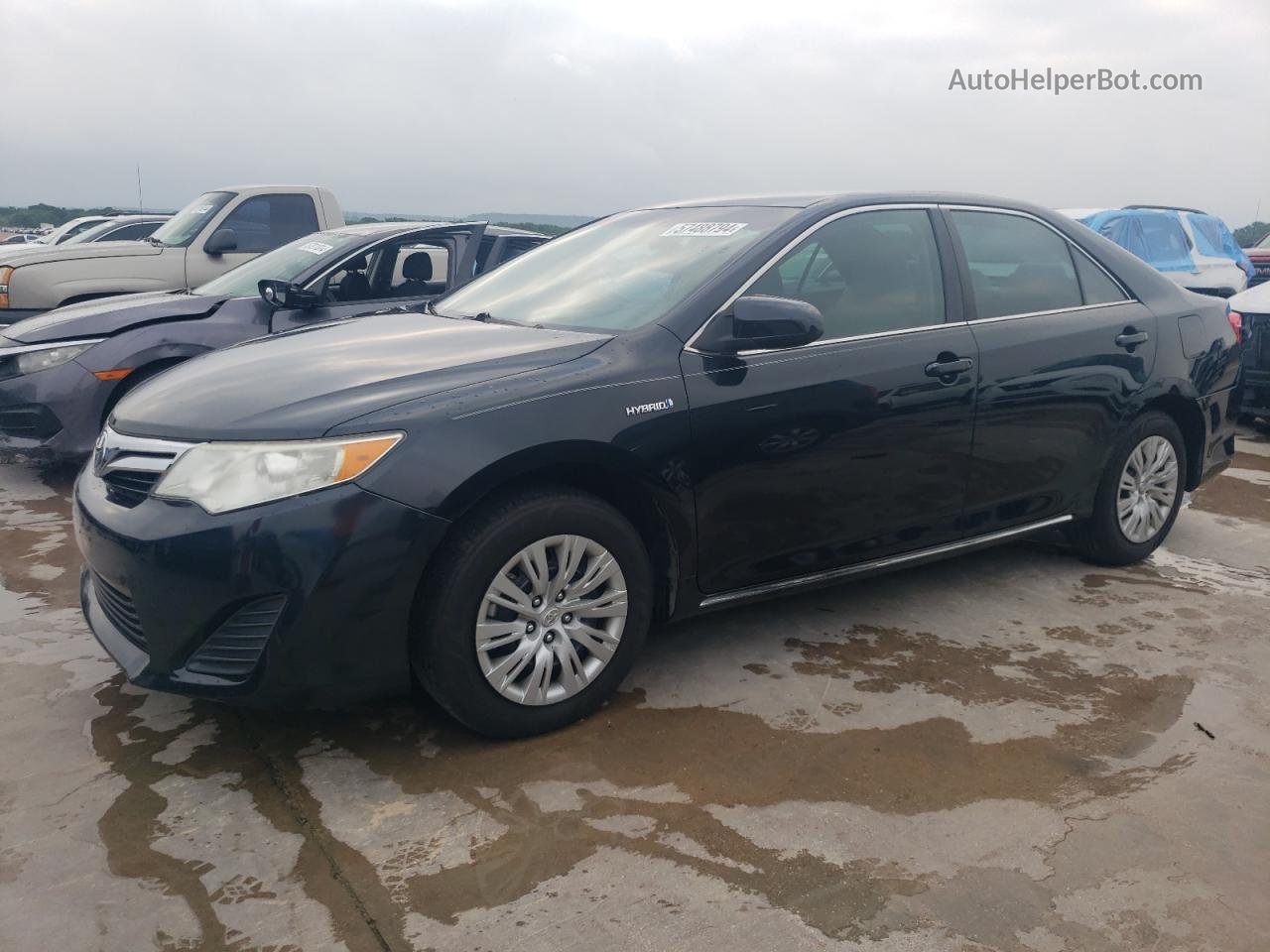 2012 Toyota Camry Hybrid Black vin: 4T1BD1FKXCU008210