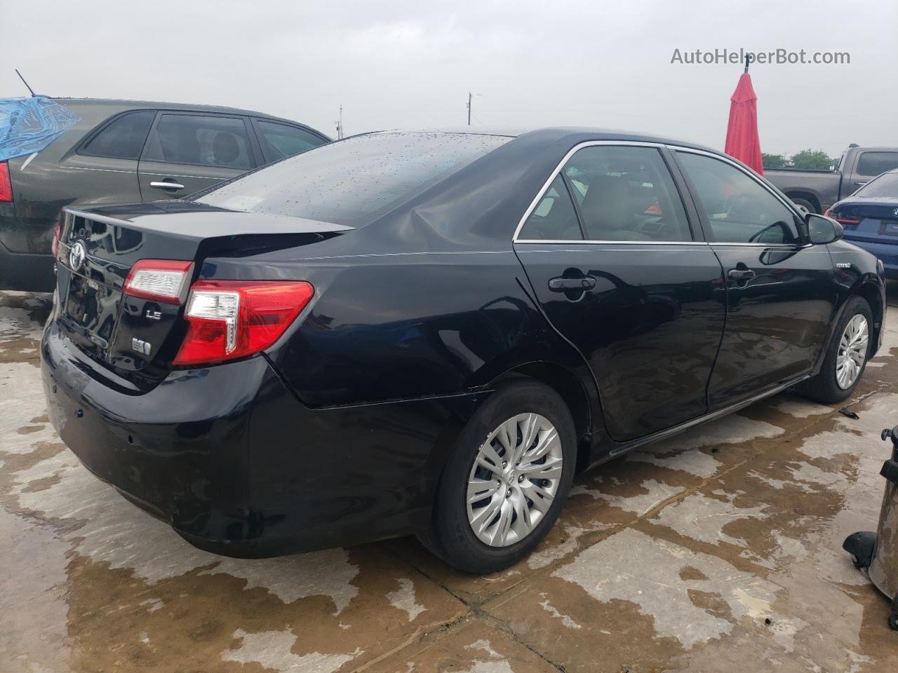 2012 Toyota Camry Hybrid Black vin: 4T1BD1FKXCU008210