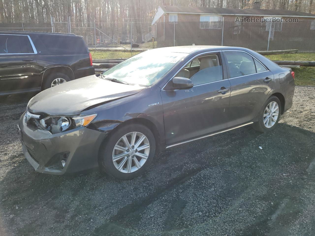 2012 Toyota Camry Hybrid Gray vin: 4T1BD1FKXCU039859