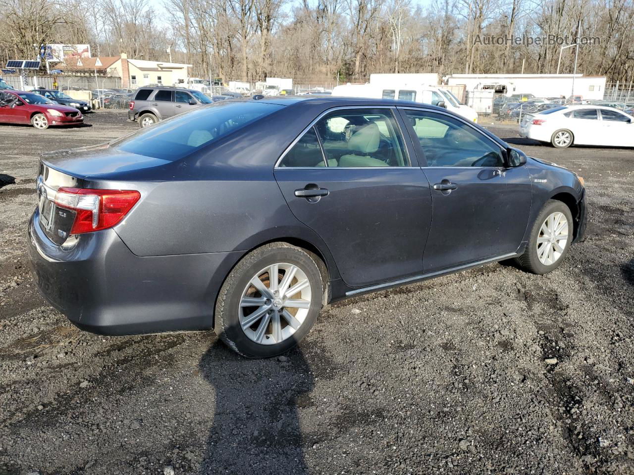 2012 Toyota Camry Hybrid Gray vin: 4T1BD1FKXCU039859