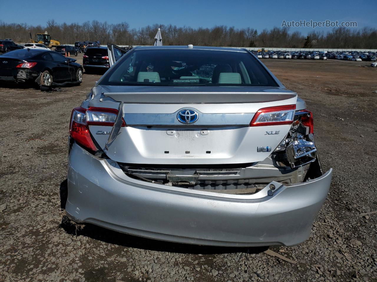 2012 Toyota Camry Hybrid Серебряный vin: 4T1BD1FKXCU040610