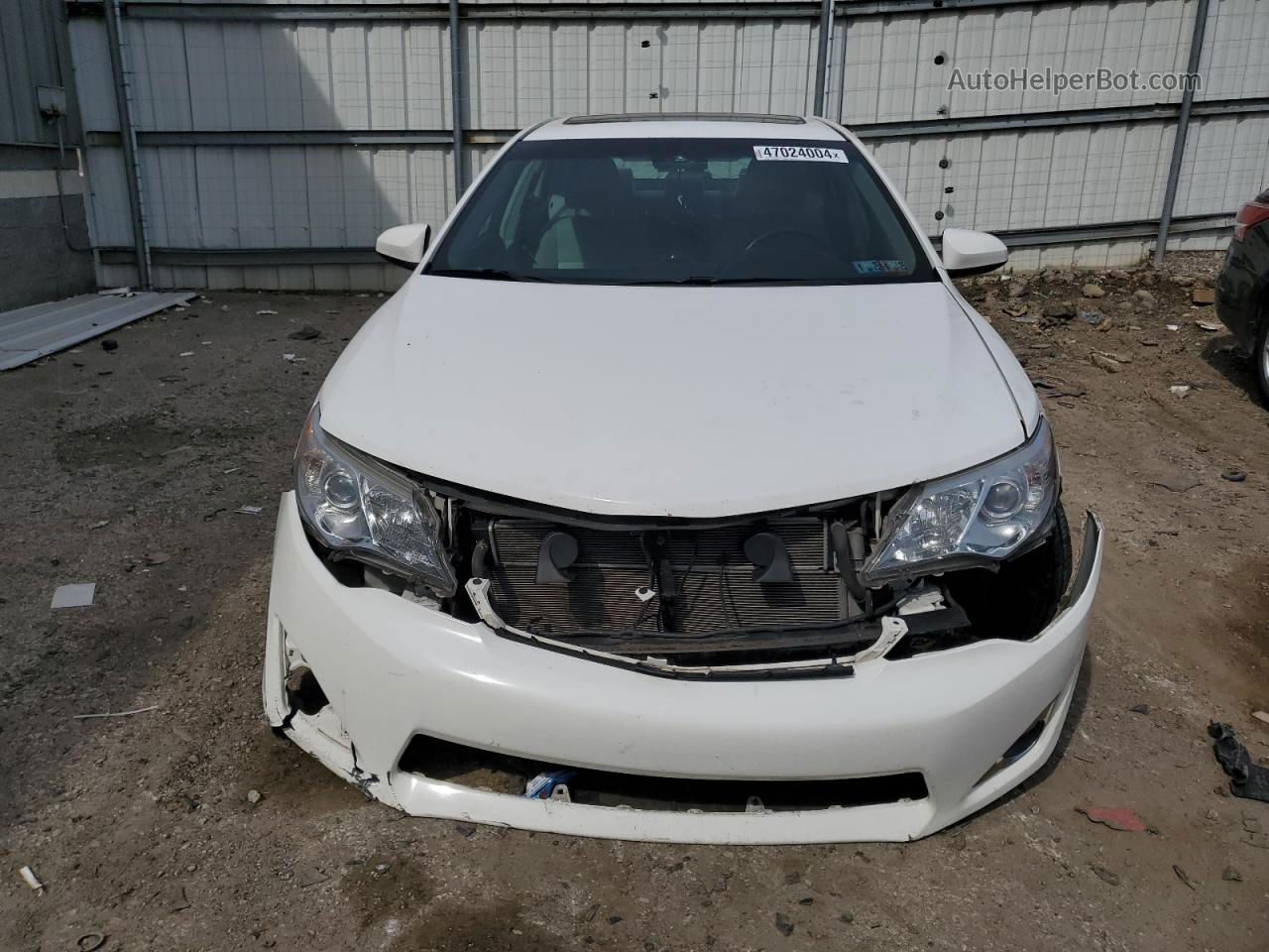 2012 Toyota Camry Hybrid White vin: 4T1BD1FKXCU047878