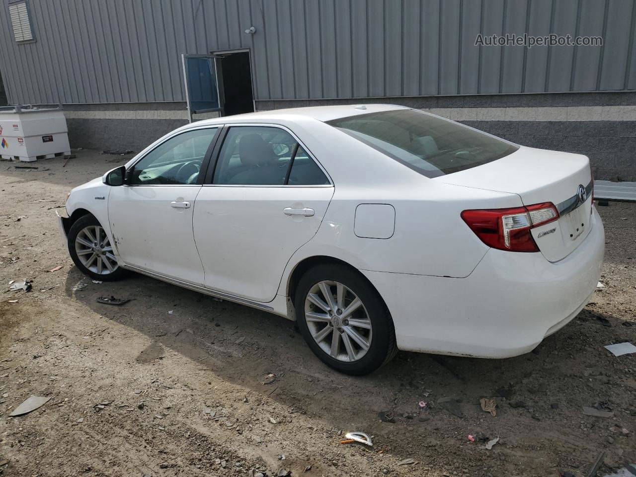 2012 Toyota Camry Hybrid White vin: 4T1BD1FKXCU047878