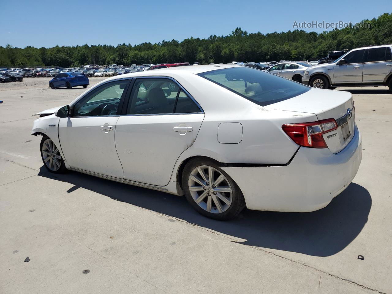 2012 Toyota Camry Hybrid White vin: 4T1BD1FKXCU055379