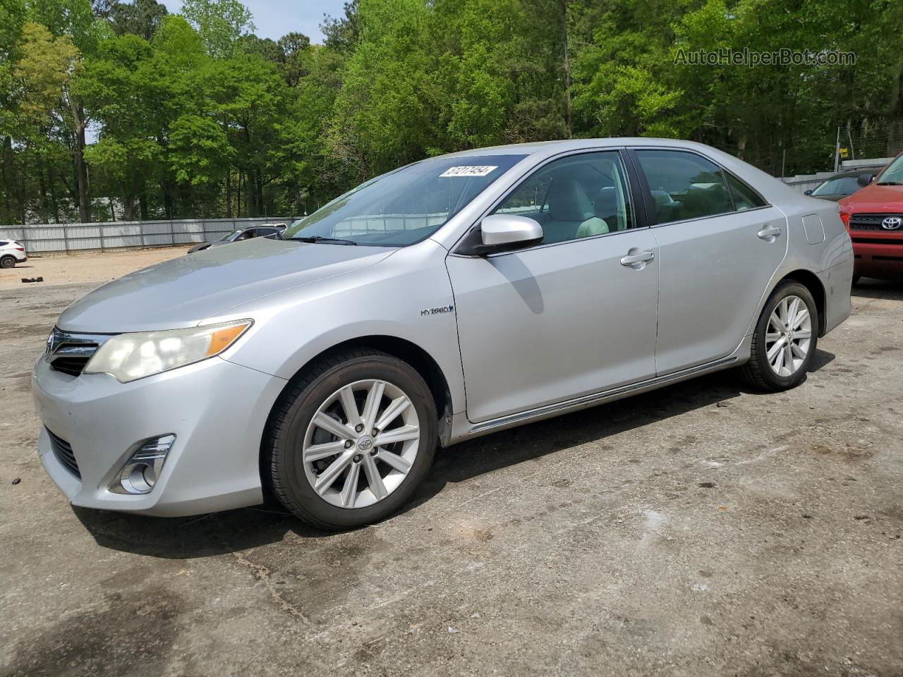 2013 Toyota Camry Hybrid Silver vin: 4T1BD1FKXDU071728