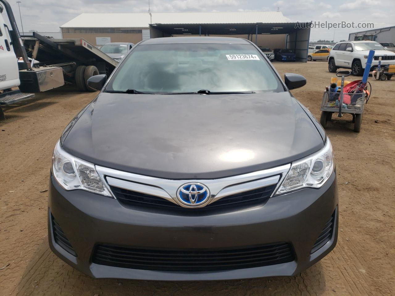 2014 Toyota Camry Hybrid Серый vin: 4T1BD1FKXEU140693