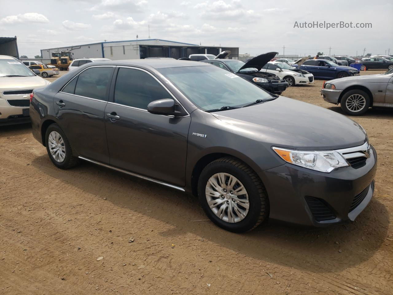 2014 Toyota Camry Hybrid Серый vin: 4T1BD1FKXEU140693