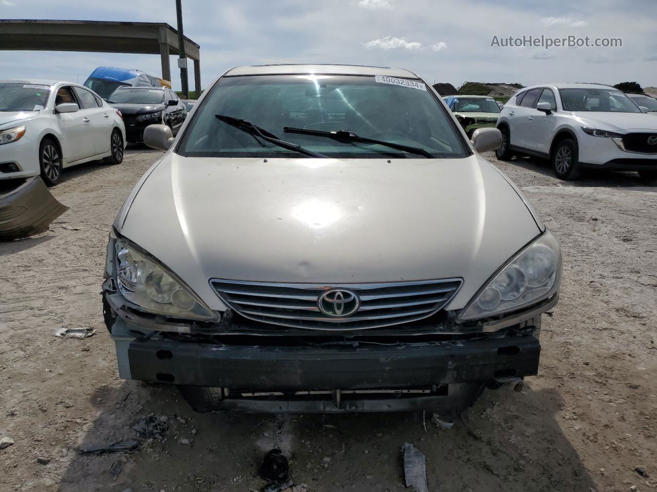 2005 Toyota Camry Le Желто-коричневый vin: 4T1BE30K05U102858