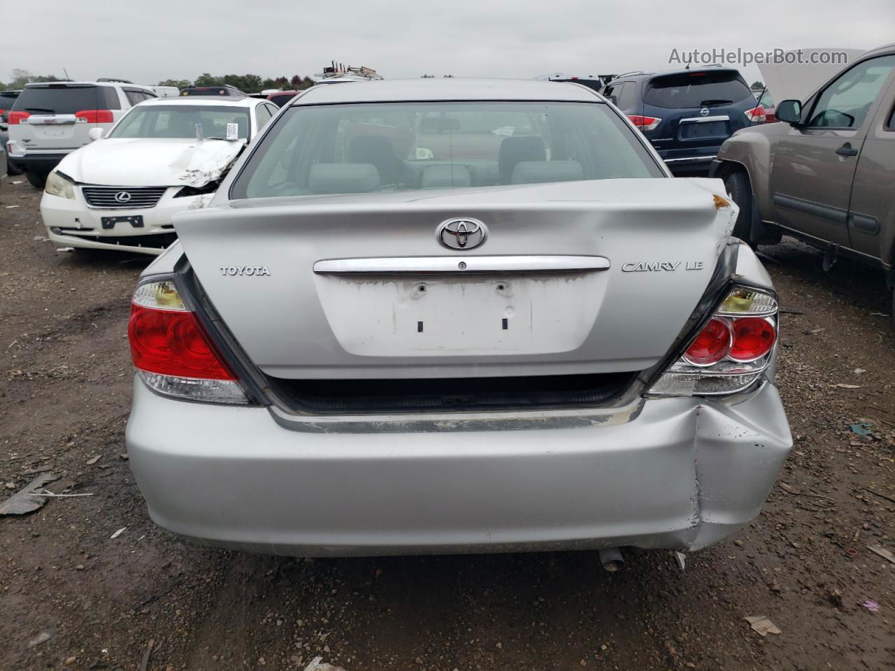 2005 Toyota Camry Le Silver vin: 4T1BE30K05U622414