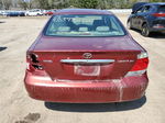 2005 Toyota Camry Le Maroon vin: 4T1BE30K65U426865