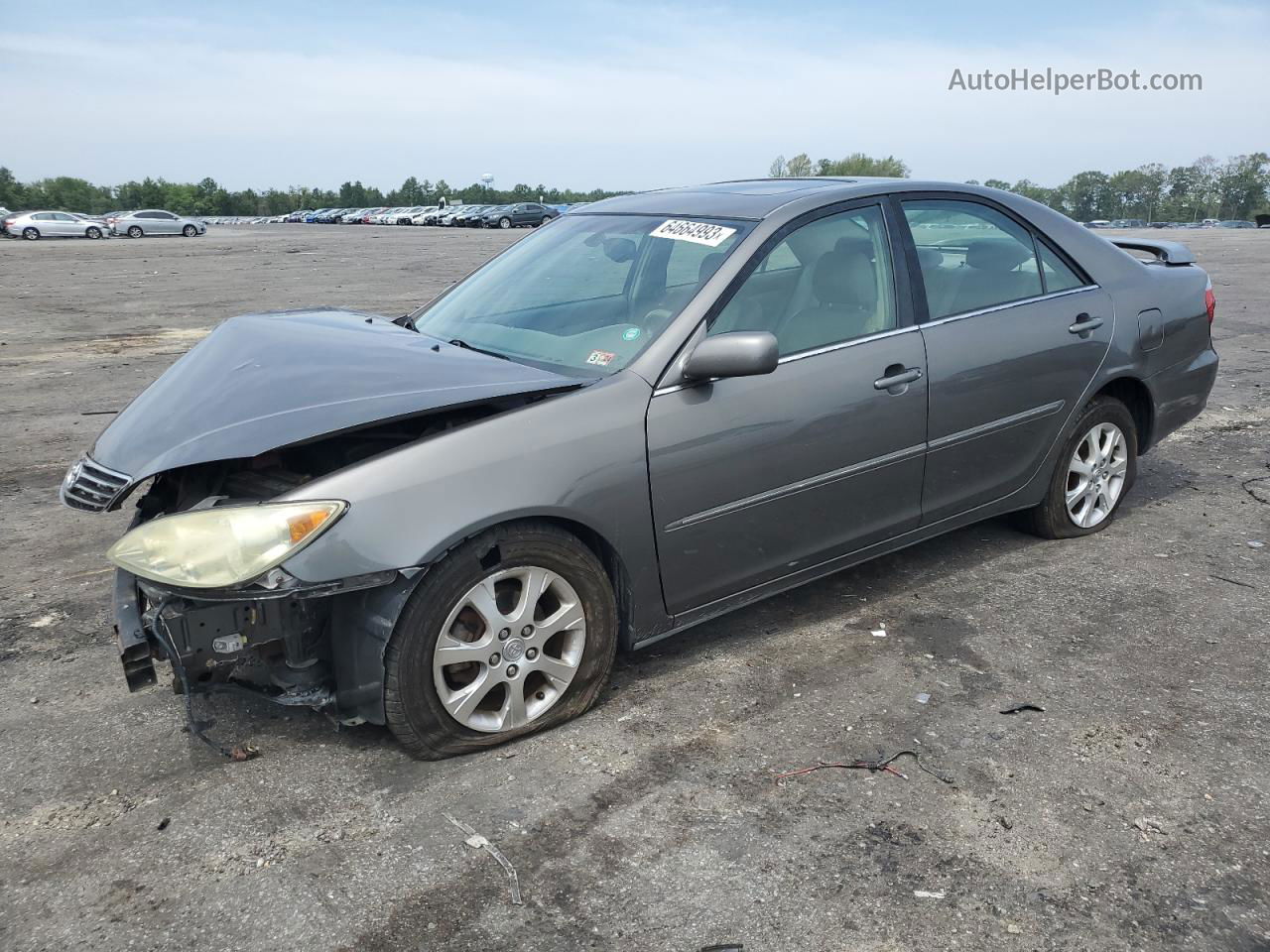 2005 Toyota Camry Le Серый vin: 4T1BE30KX5U518660