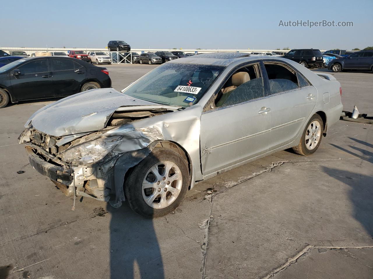 2005 Toyota Camry Le Silver vin: 4T1BE32K05U006239