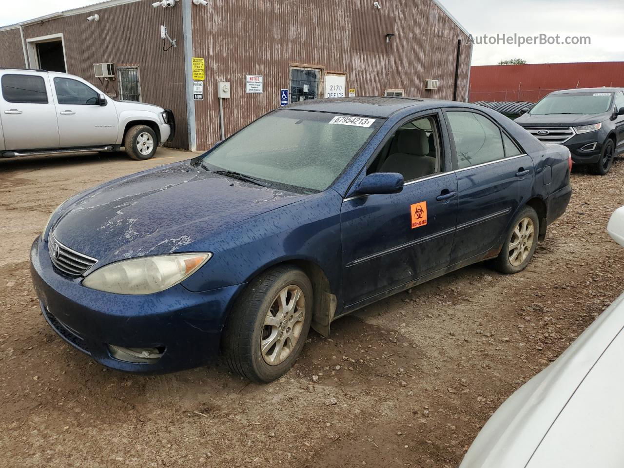 2005 Toyota Camry Le Blue vin: 4T1BE32K05U074542